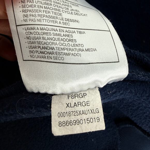 Nike Auburn Hoodie Size XL Men's Navy Felt Lettering Y2K - Picture 8 of 9